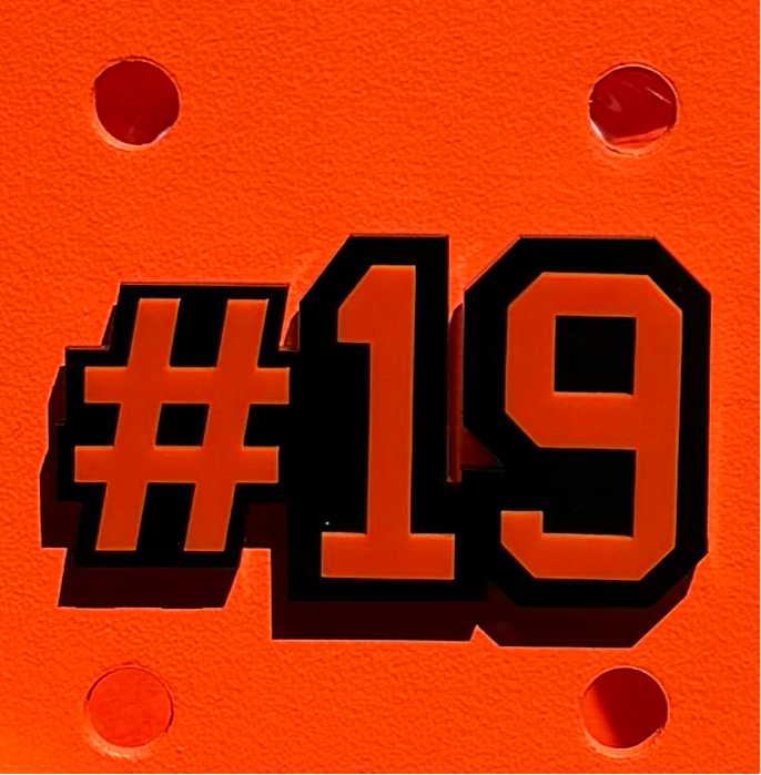 Sports Number Bag Charms