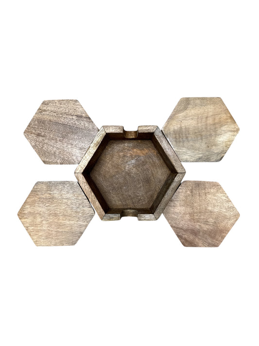 Hexagon Coasters - Set of 4