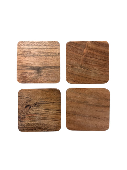 Square Coasters - Pack of 4 - Thin
