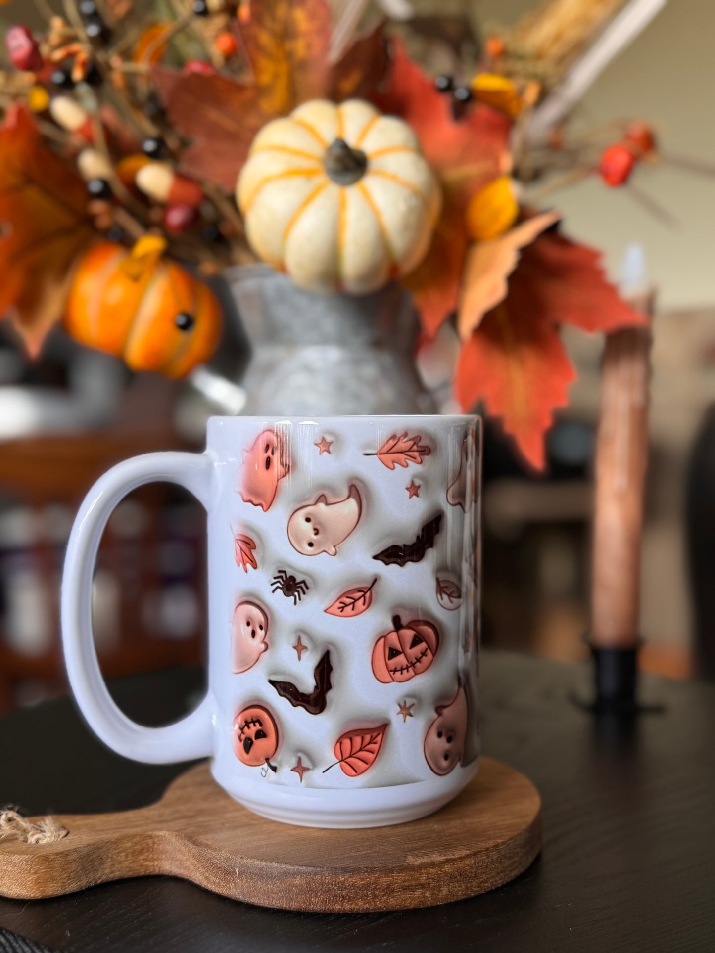 15oz Fall 3-D Coffee Mug