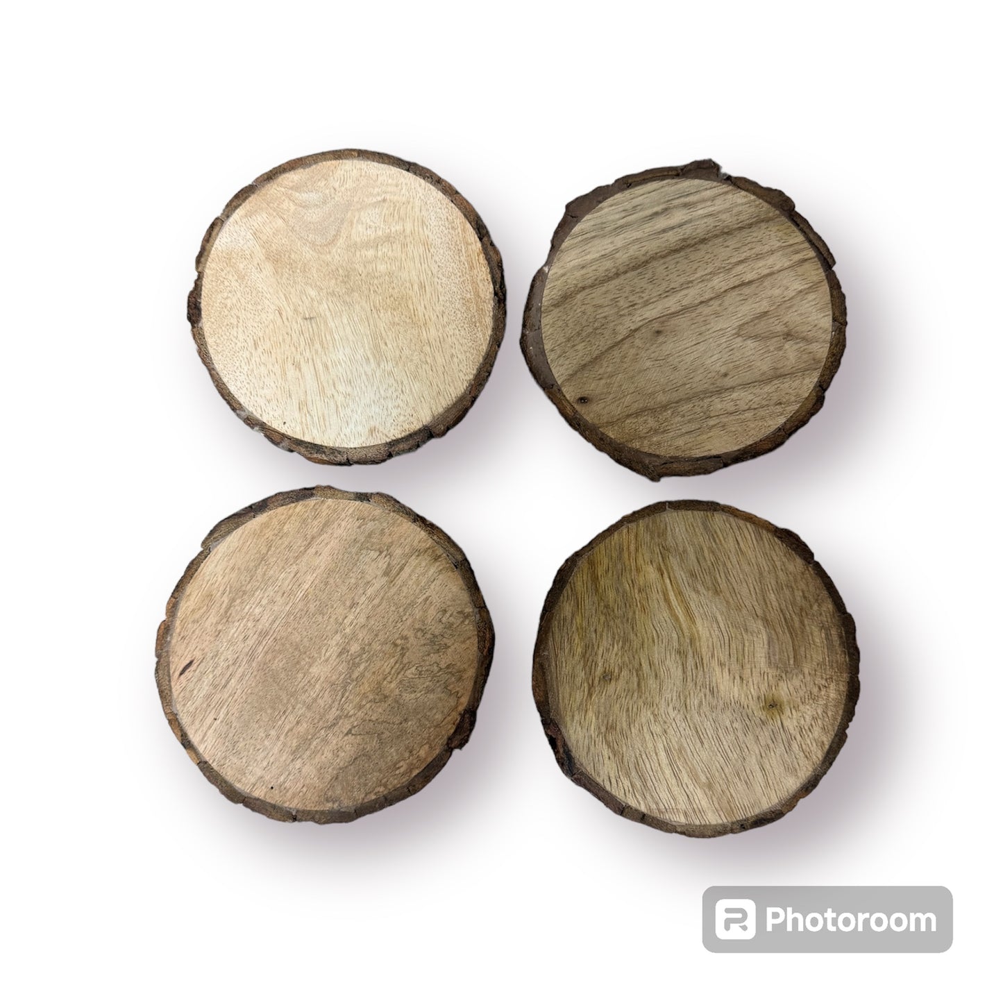 Tree Bark Coaster ( Set of 4 )