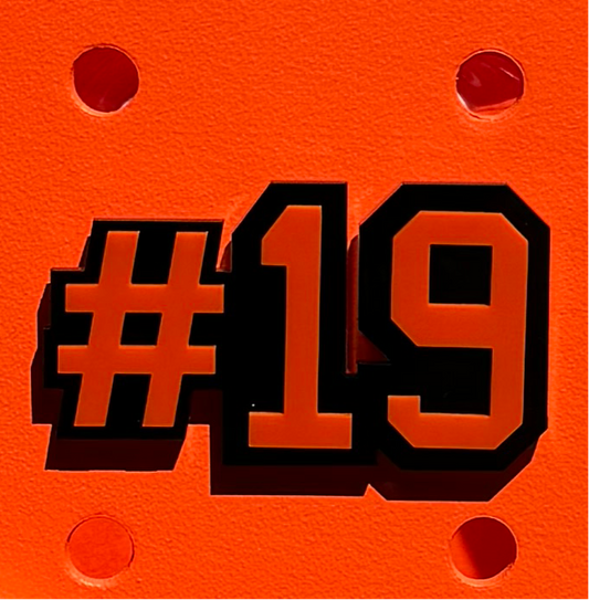 Sports Number Bag Charms